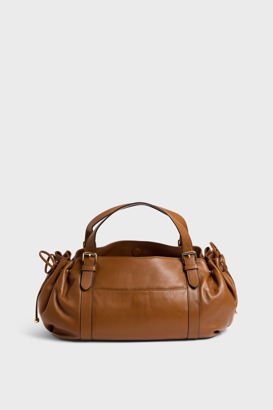 bolso de mano de piel con bolsillo - st germain