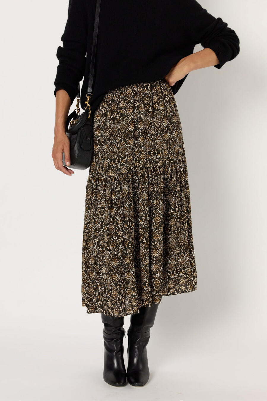 falda con estampado acampanado - billie