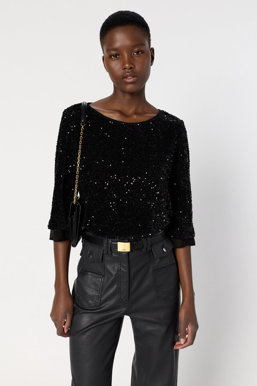 top de noche con lentejuelas - alienor