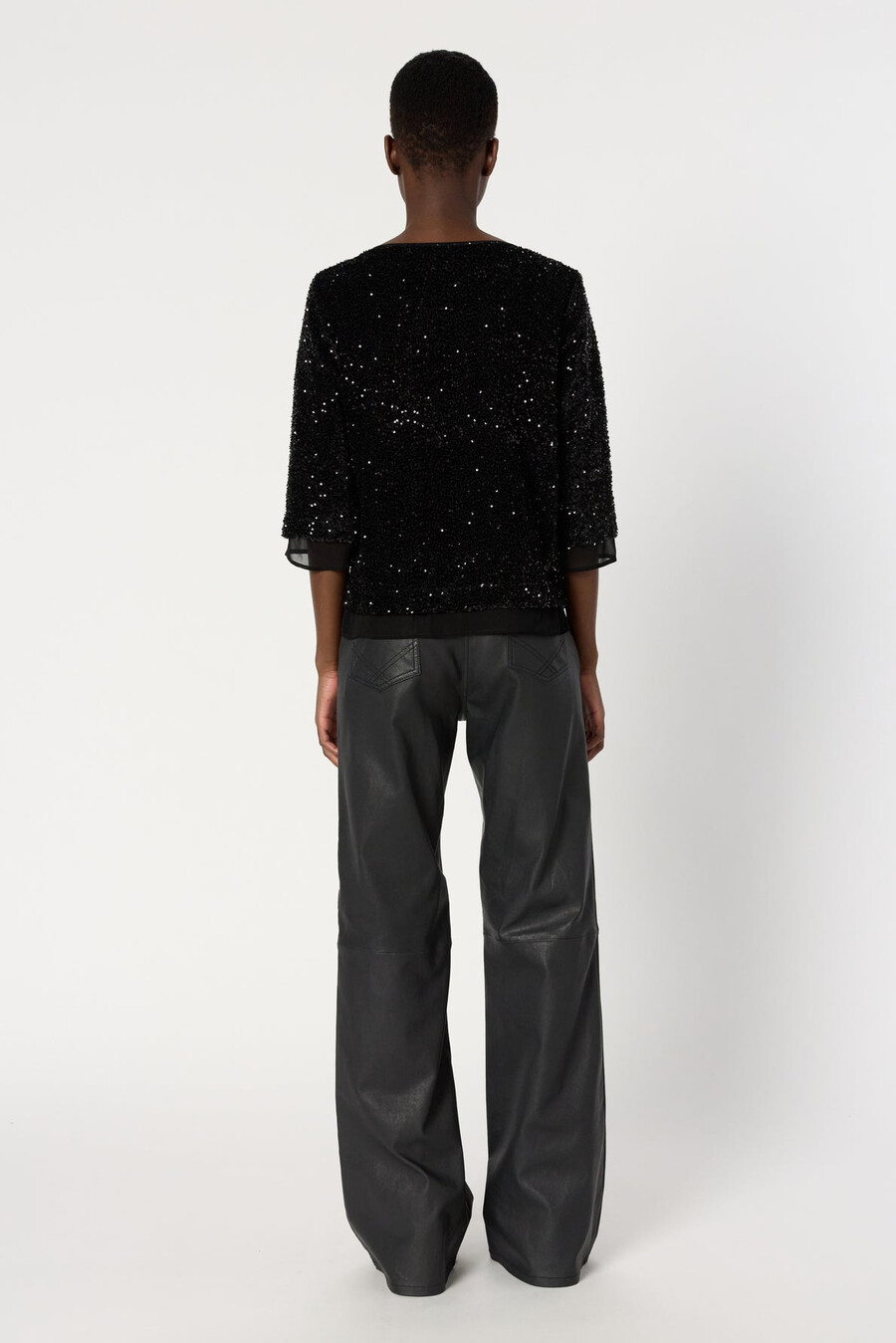 top de noche con lentejuelas - alienor