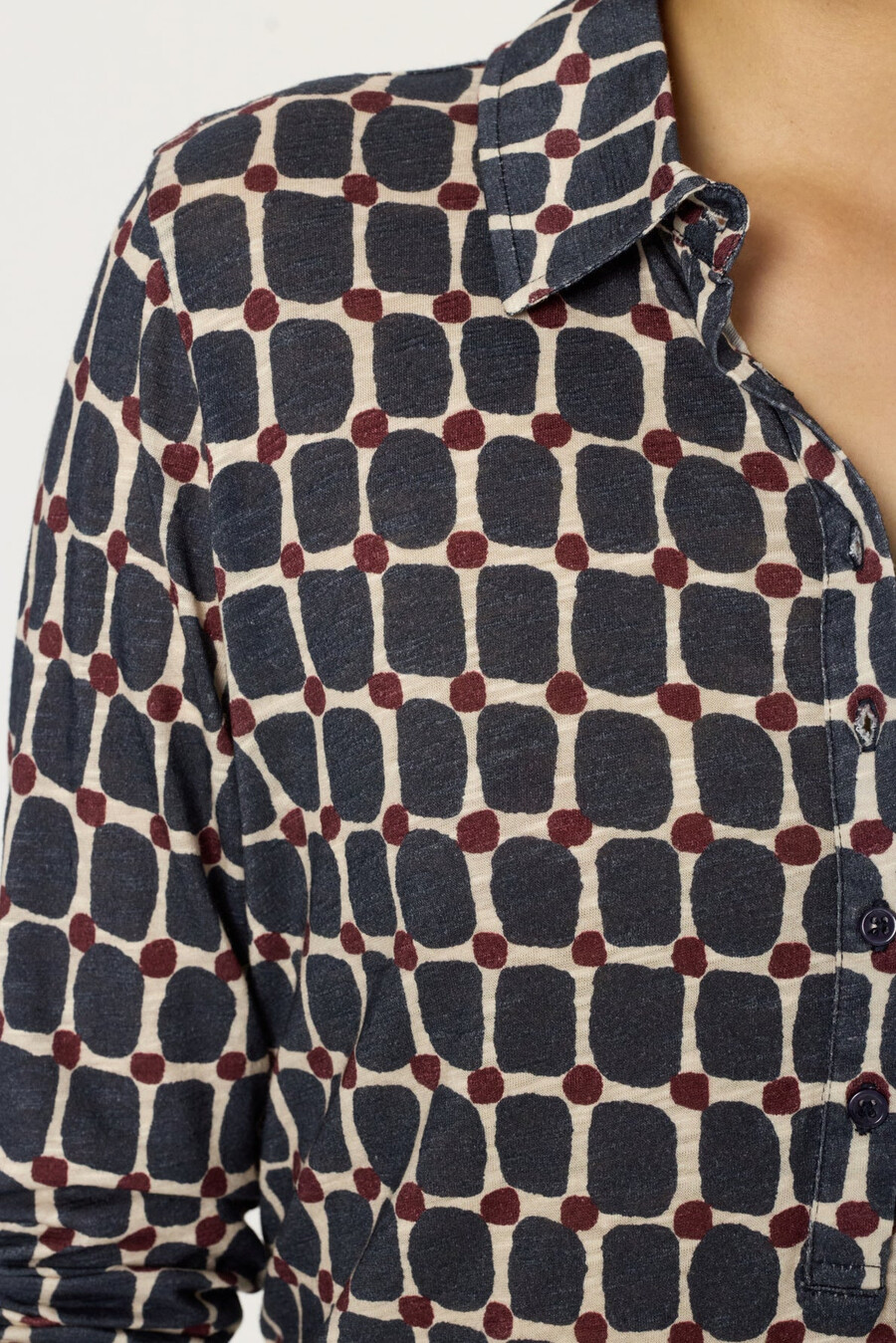 camiseta polo estampada - hortense